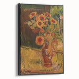Modern Wall Art - Vibrant Floral Bouquet in Expressive Brushstrokes