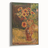 Modern Wall Art - Vibrant Floral Bouquet in Expressive Brushstrokes