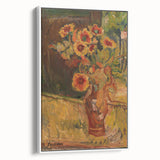 Modern Wall Art - Vibrant Floral Bouquet in Expressive Brushstrokes