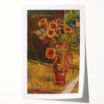 Modern Wall Art - Vibrant Floral Bouquet in Expressive Brushstrokes