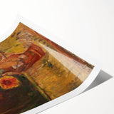 Modern Wall Art - Vibrant Floral Bouquet in Expressive Brushstrokes