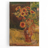 Modern Wall Art - Vibrant Floral Bouquet in Expressive Brushstrokes
