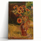 Modern Wall Art - Vibrant Floral Bouquet in Expressive Brushstrokes