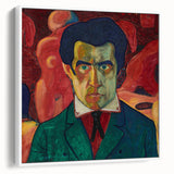 Modern Wall Art - Abstract Self-Portrait in Bold Colors