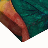 Modern Wall Art - Abstract Self-Portrait in Bold Colors