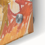 Modern Wall Art - Abstract Contemporary Faun and Nymph Painting Print