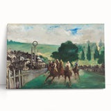 Impressionist Painting - The Races at Longchamp by Édouard Manet