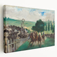 Impressionist Painting - The Races at Longchamp by Édouard Manet