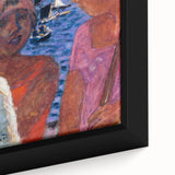 Modern Wall Art - Vibrant Abstract Nautical Scene with Human Figures