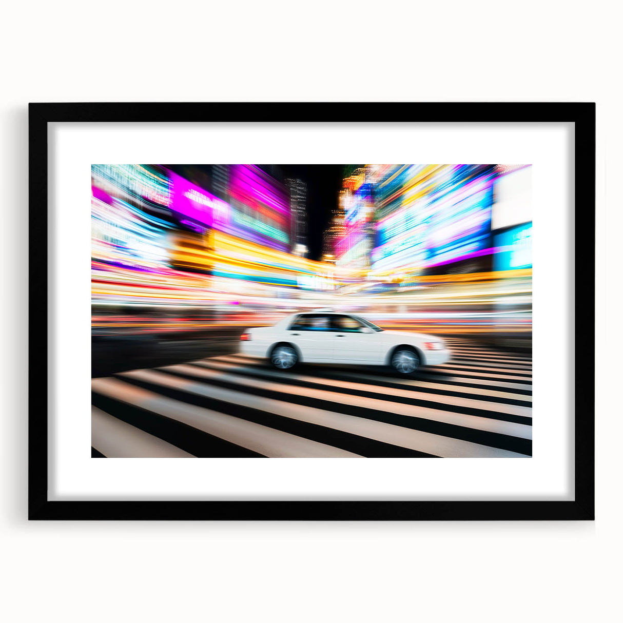 City Pulse Drive – Abstract Motion Photography in Urban Nightlife