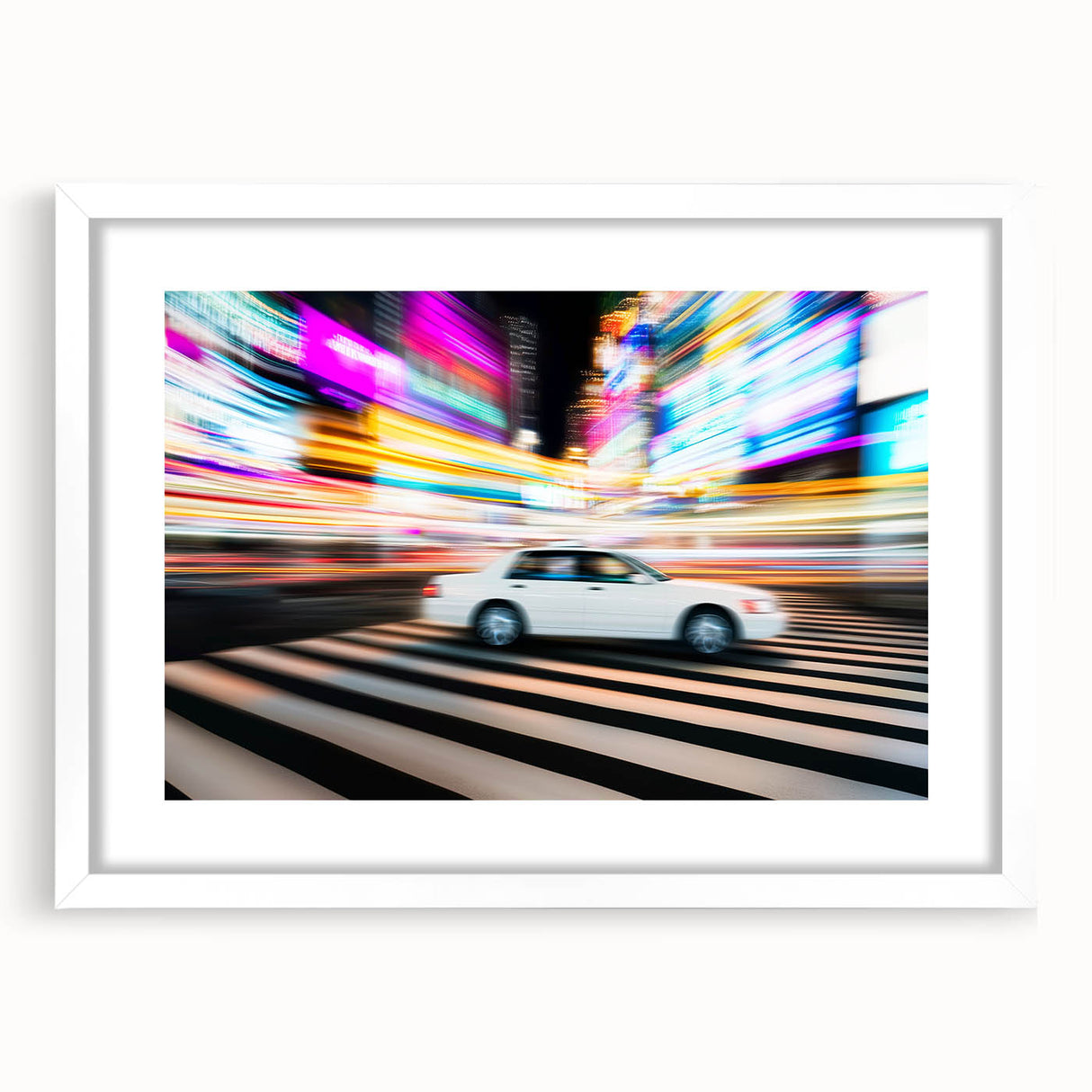 City Pulse Drive – Abstract Motion Photography in Urban Nightlife