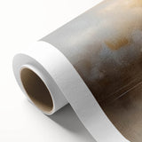 Abstract landscape wall art on rolled canvas, showcasing vibrant colors and dynamic shapes, perfect for modern home decor. Packaged securely in a cardboard tube for safe shipping.