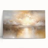 Abstract landscape wall art on stretched canvas, showcasing vibrant colors and dynamic shapes, perfect for modern home decor. Ideal for adding artistic flair to any room.