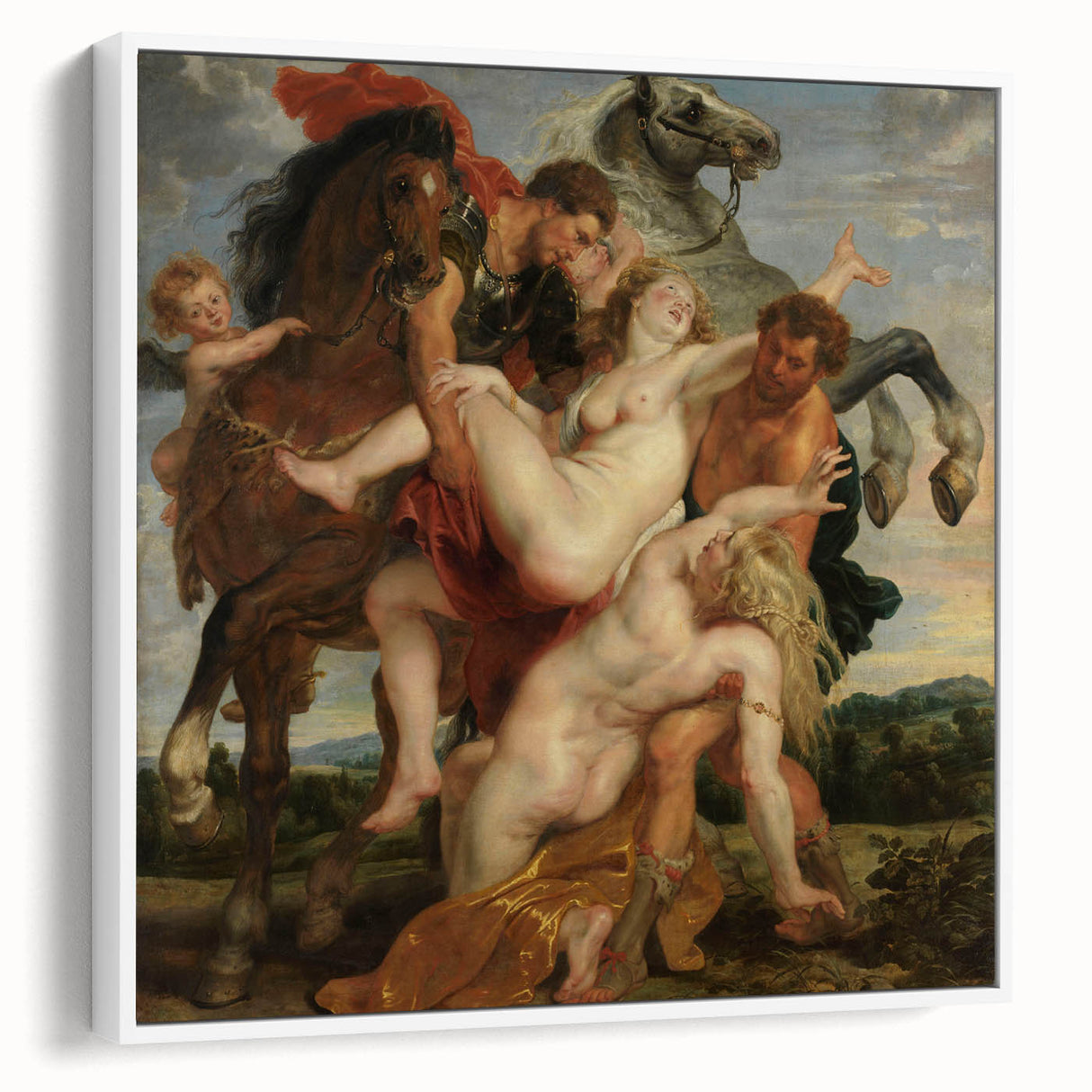 Historical Baroque Art Print - Dramatic Motion and Elegance