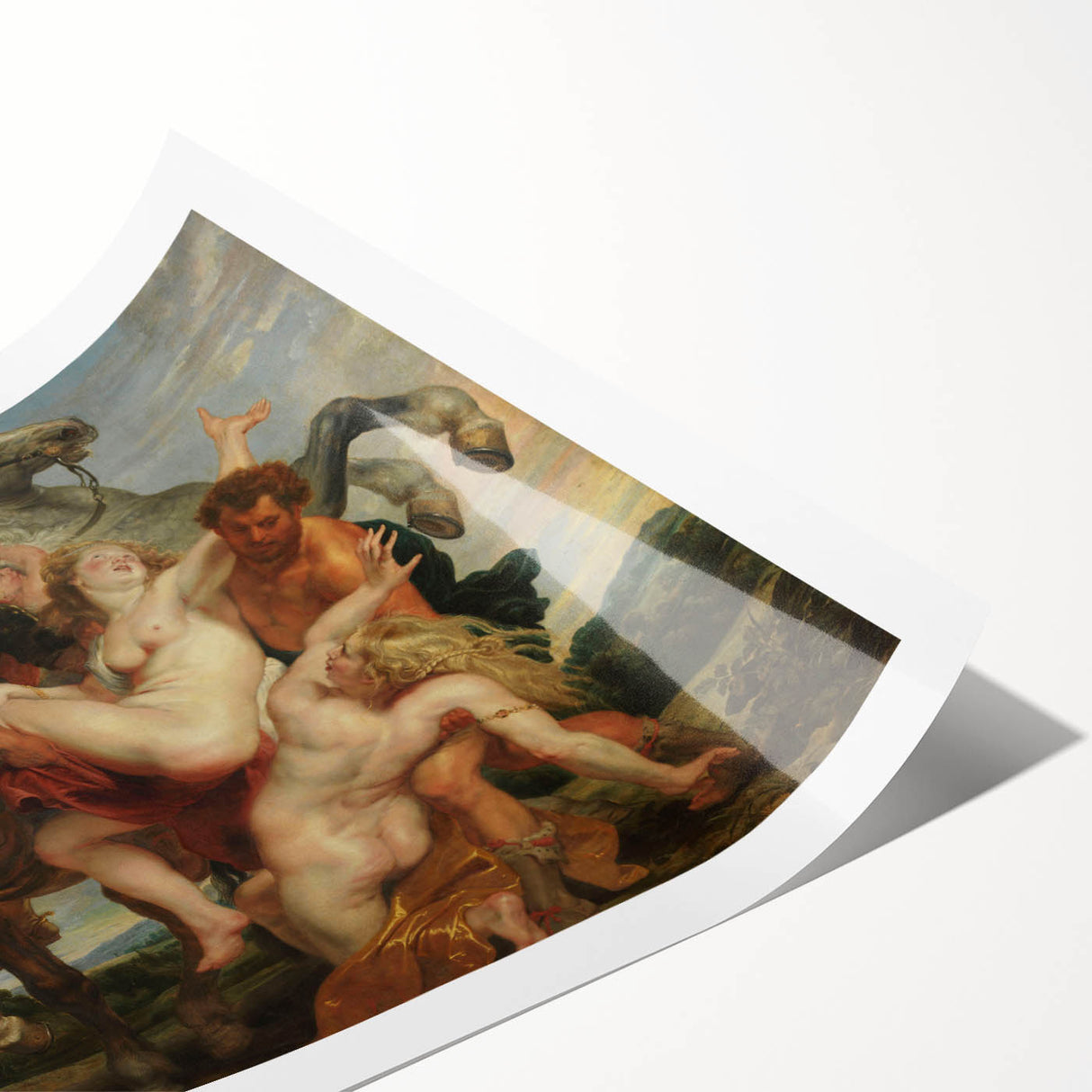 Historical Baroque Art Print - Dramatic Motion and Elegance