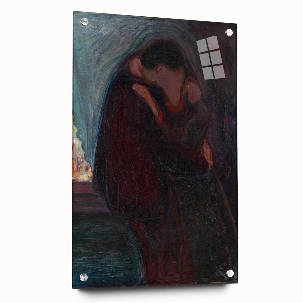 Expressionist Art - The Kiss: Modern Expressionism Wall Decor