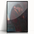Expressionist Art - The Kiss: Modern Expressionism Wall Decor