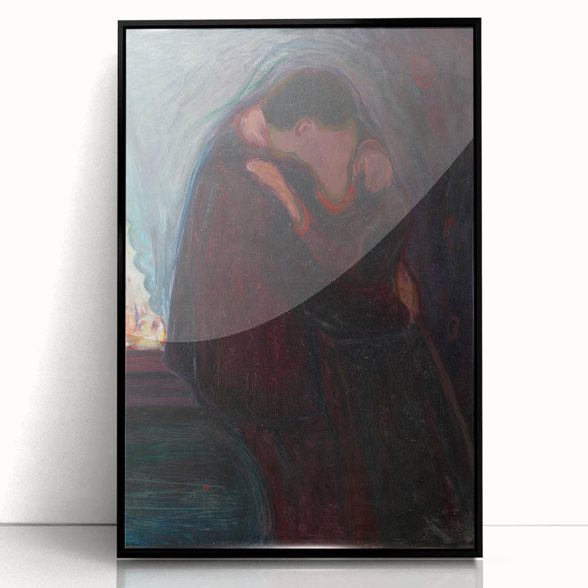 Expressionist Art - The Kiss: Modern Expressionism Wall Decor