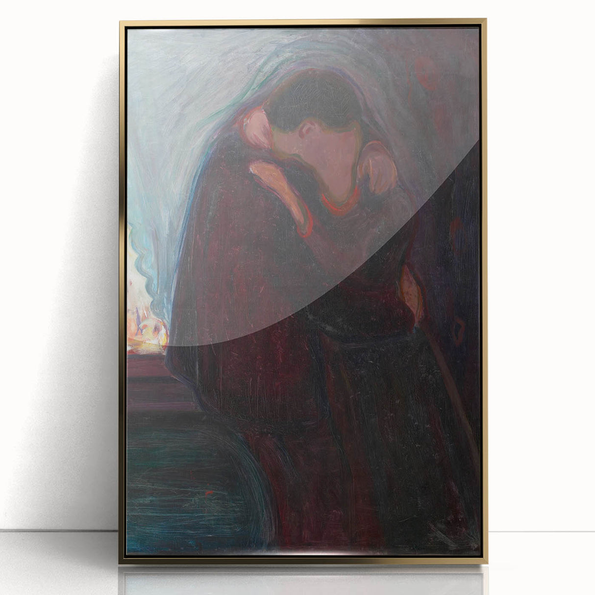 Expressionist Art - The Kiss: Modern Expressionism Wall Decor