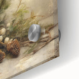 Holiday Wall Decorations - Pinecones and Berries Christmas Wall Art