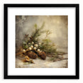 Holiday Wall Decorations - Pinecones and Berries Christmas Wall Art