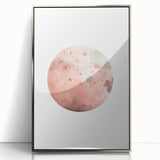 Girls Bedroom Art - Watercolor Planet Kids Room Wall Decor