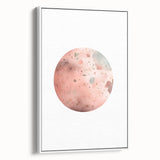 Girls Bedroom Art - Watercolor Planet Kids Room Wall Decor
