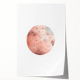 Girls Bedroom Art - Watercolor Planet Kids Room Wall Decor