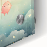 Framed Art for Children's Rooms – Floating Star Wall Print
