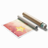 Framed Art for Children's Rooms – Floating Star Wall Print