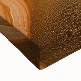 Close-up of a stretched canvas artwork depicting a vibrant landscape of canyons, showcasing rich earth tones and intricate textures, perfect for home decor.