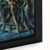 Modern Wall Art Print - Abstract Figures in Blue by Berlin - Bold Decor