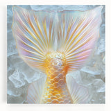 Black and white photo of a close-up dandelion on stretched canvas, ideal for kitchen wall art.