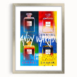 Pop Art Chanel No. 5 Wall Art - Andy Warhol Inspired Canvas Print