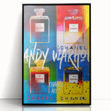 Pop Art Chanel No. 5 Wall Art - Andy Warhol Inspired Canvas Print