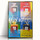 Pop Art Chanel No. 5 Wall Art - Andy Warhol Inspired Canvas Print