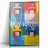 Pop Art Chanel No. 5 Wall Art - Andy Warhol Inspired Canvas Print