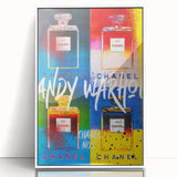 Pop Art Chanel No. 5 Wall Art - Andy Warhol Inspired Canvas Print