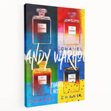 Pop Art Chanel No. 5 Wall Art - Andy Warhol Inspired Canvas Print