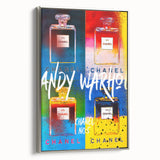Pop Art Chanel No. 5 Wall Art - Andy Warhol Inspired Canvas Print