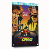 Retro License to Drive Poster Art - Vintage 80s Comedy Movie Prints