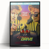 Retro License to Drive Poster Art - Vintage 80s Comedy Movie Prints