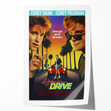 Retro License to Drive Poster Art - Vintage 80s Comedy Movie Prints