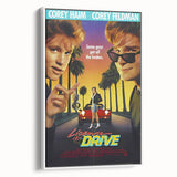 Retro License to Drive Poster Art - Vintage 80s Comedy Movie Prints