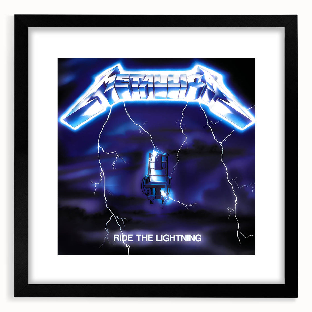 Metallica Retro Wall Art – Ride the Lightning Vintage Print