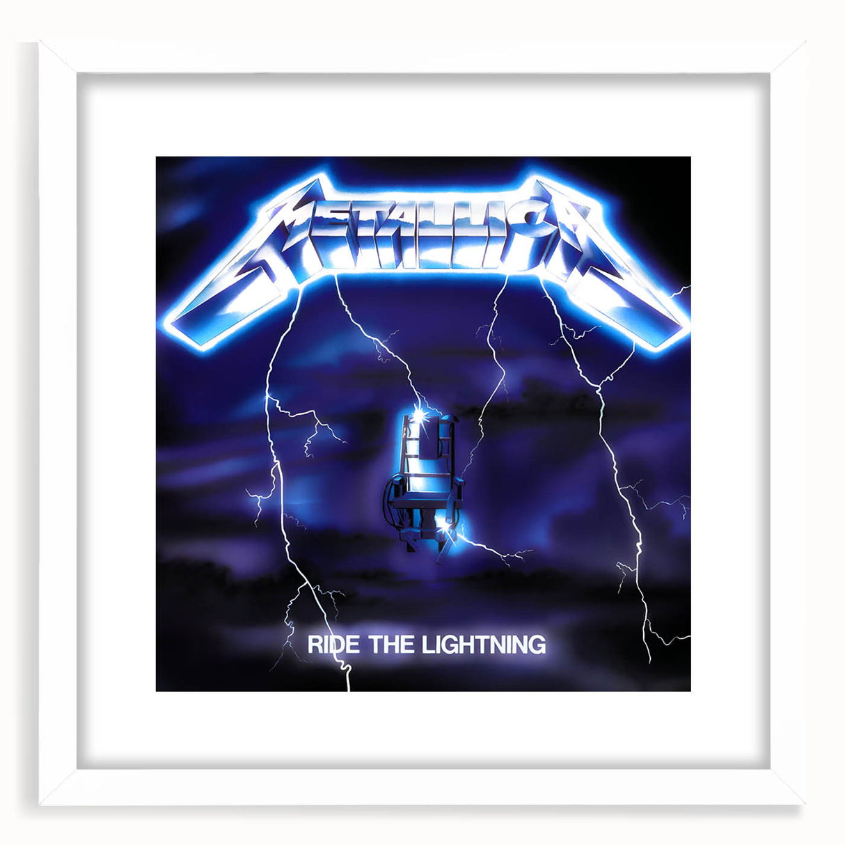 Metallica Retro Wall Art – Ride the Lightning Vintage Print