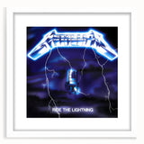 Metallica Retro Wall Art – Ride the Lightning Vintage Print