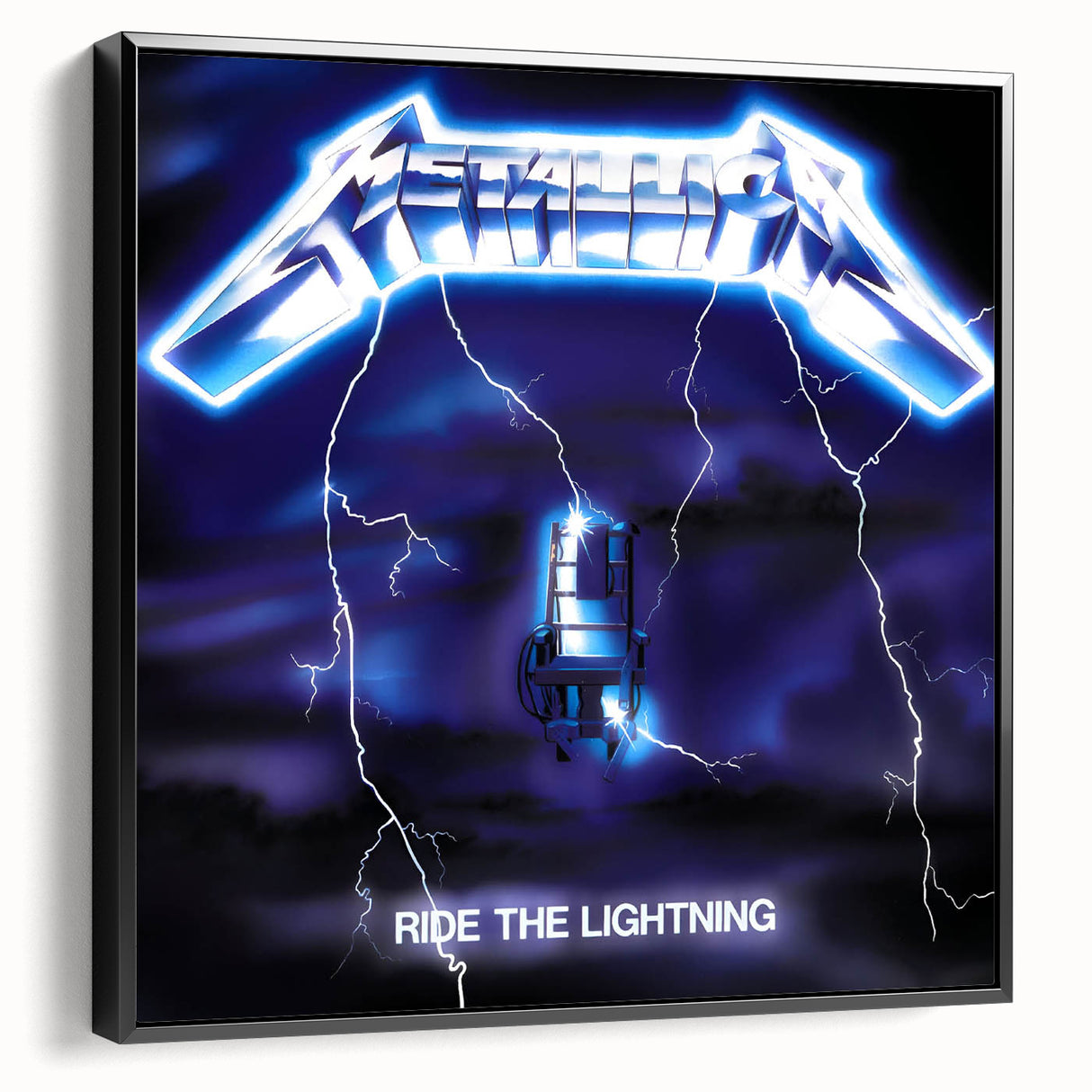 Metallica Retro Wall Art – Ride the Lightning Vintage Print