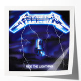 Metallica Retro Wall Art – Ride the Lightning Vintage Print