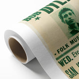 Vintage Bob Dylan Concert Poster - Retro Music Wall Art